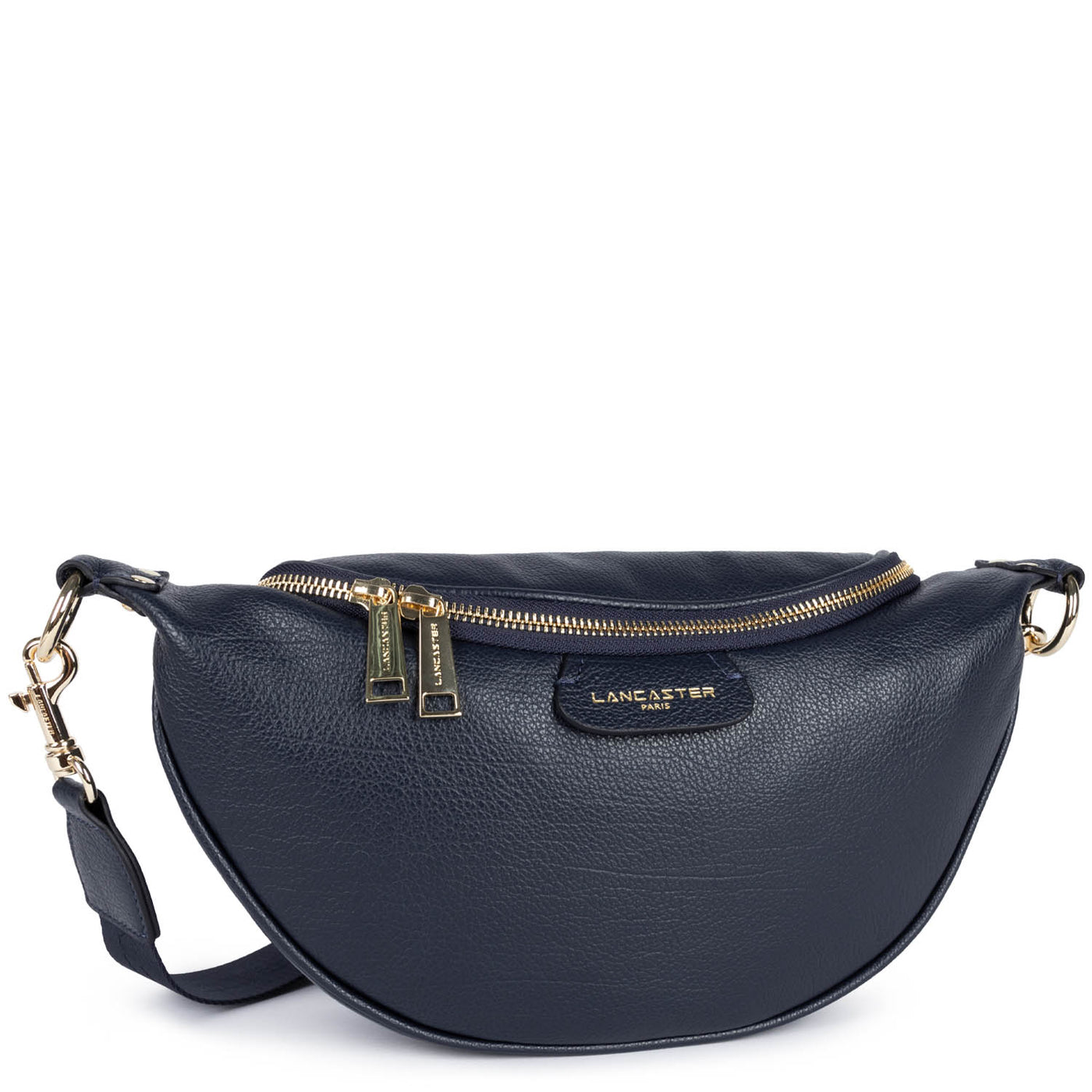 Sac banane Zippé Dune Lancaster 529-85 Bleu Foncé