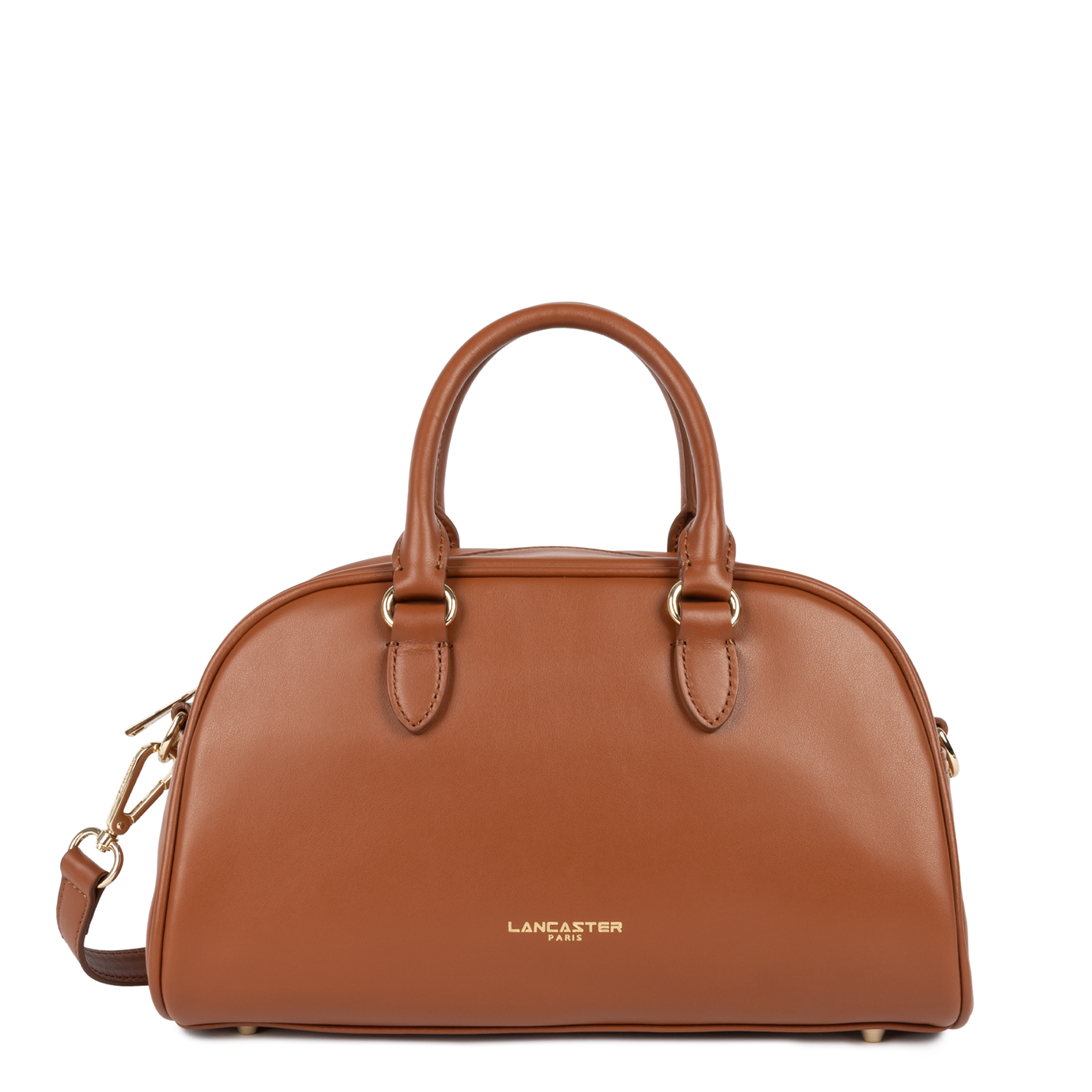 Sac à main bowling Zippé M Donna Bow Lancaster 531-066 Camel Foncé