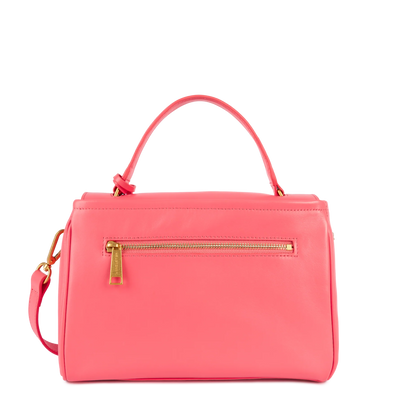 Sac à main A rabat avec fermoir Donna Grace Lancaster 531-070 Rose foncé