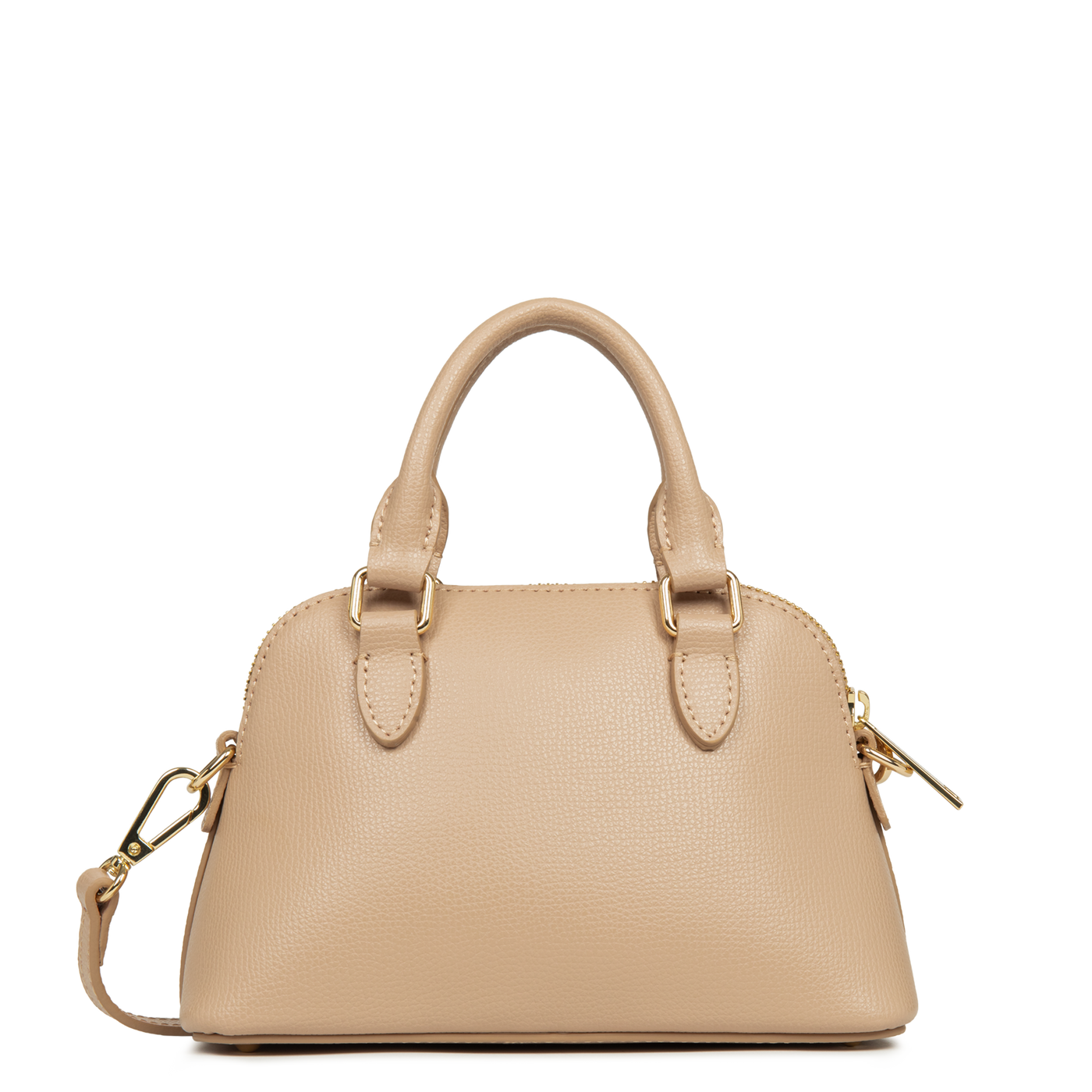 Sac demi lune Zippé S Sierra Jia Lancaster 538-001 Beige Foncé