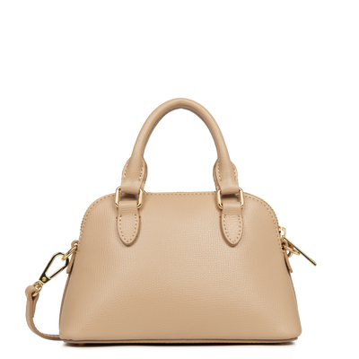 Sac demi lune Zippé S Sierra Jia Lancaster 538-001 Beige Foncé