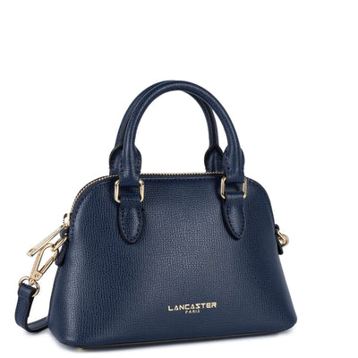 Sac demi lune Zippé S Sierra Jia Lancaster 538-001 Bleu Foncé