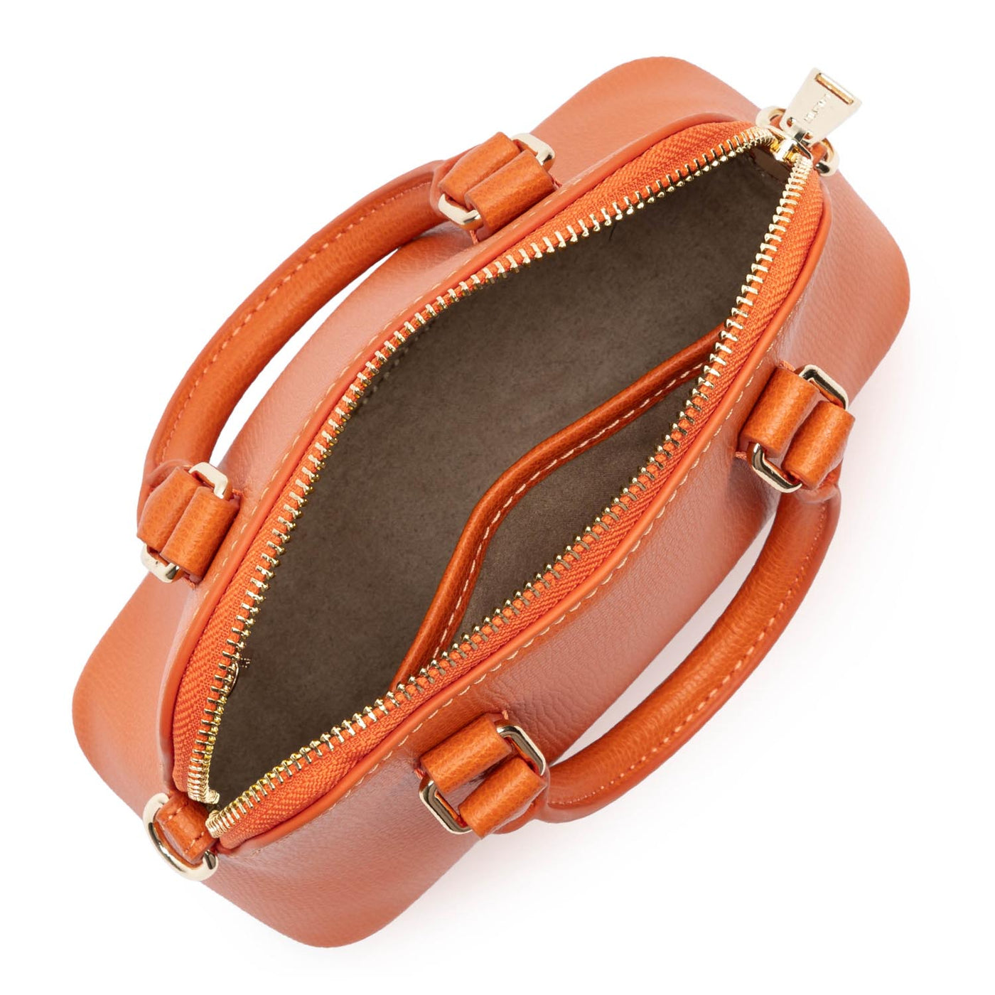 Sac demi lune Zippé S Sierra Jia Lancaster 538-001 Orange