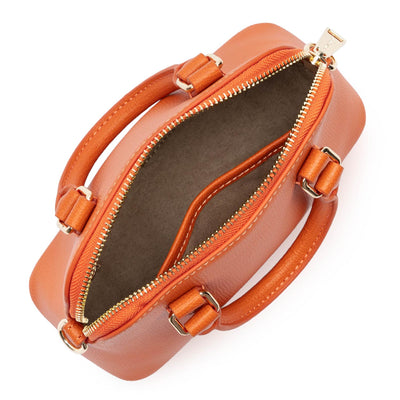 Sac demi lune Zippé S Sierra Jia Lancaster 538-001 Orange