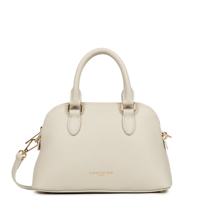 Sac demi lune Zippé M Sierra Jia Lancaster 538-002 Ivoire