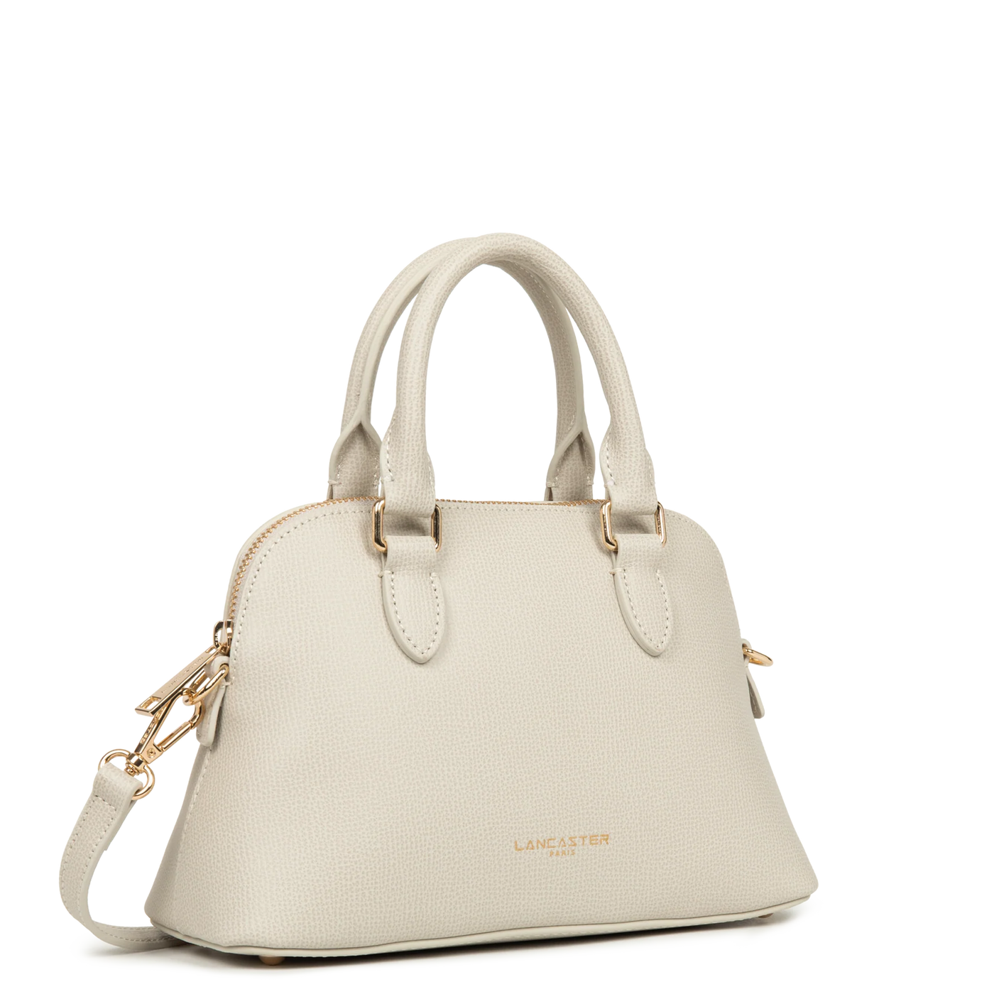 Sac demi lune Zippé M Sierra Jia Lancaster 538-002 Ivoire