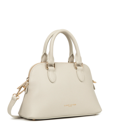 Sac demi lune Zippé M Sierra Jia Lancaster 538-002 Ivoire