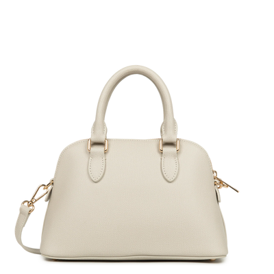 Sac demi lune Zippé M Sierra Jia Lancaster 538-002 Ivoire