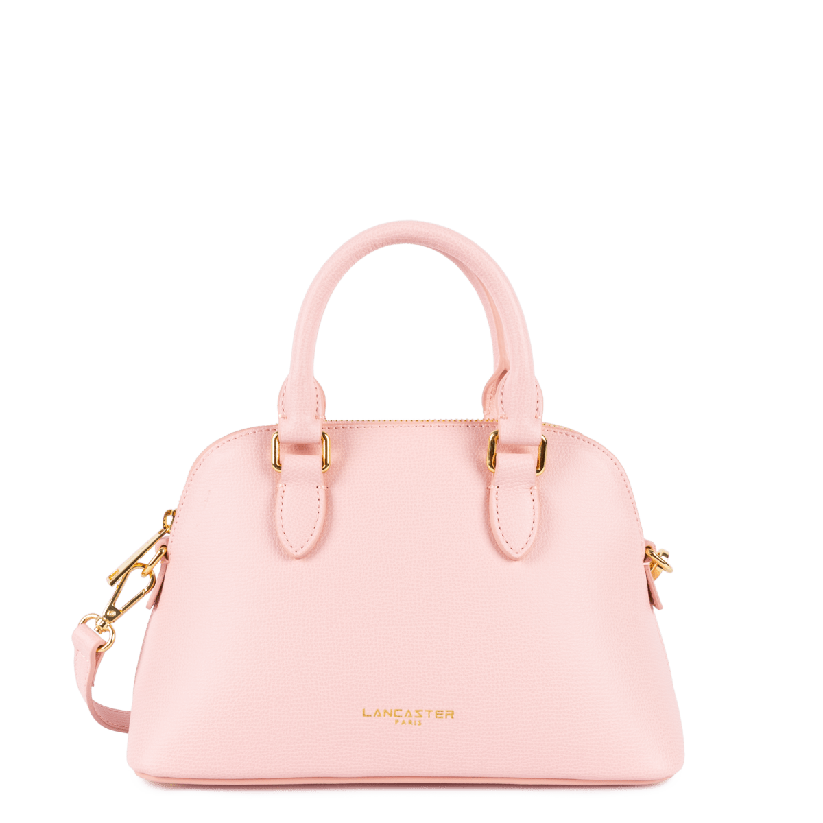 Sac demi lune Zippé M Sierra Jia Lancaster 538-002 Rose Fumé