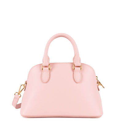 Sac demi lune Zippé M Sierra Jia Lancaster 538-002 Rose Fumé