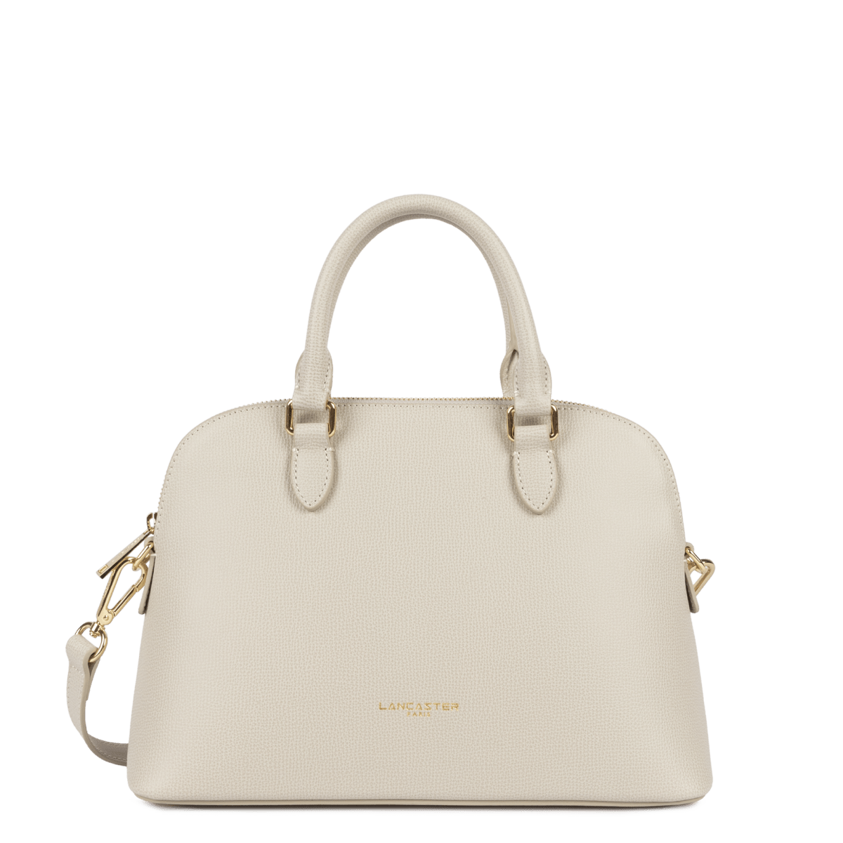 Sac demi lune Zippé M Sierra Jia Lancaster 538-004 Ivoire