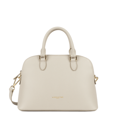 Sac demi lune Zippé M Sierra Jia Lancaster 538-004 Ivoire