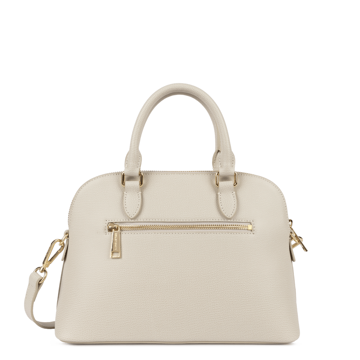 Sac demi lune Zippé M Sierra Jia Lancaster 538-004 Ivoire