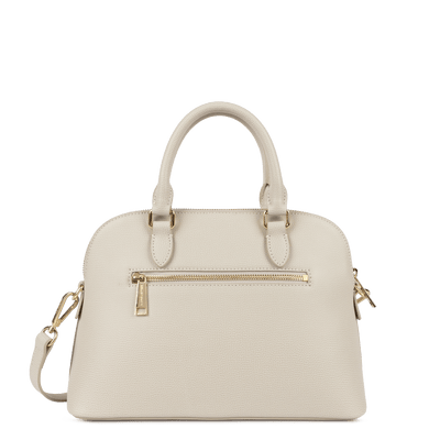 Sac demi lune Zippé M Sierra Jia Lancaster 538-004 Ivoire