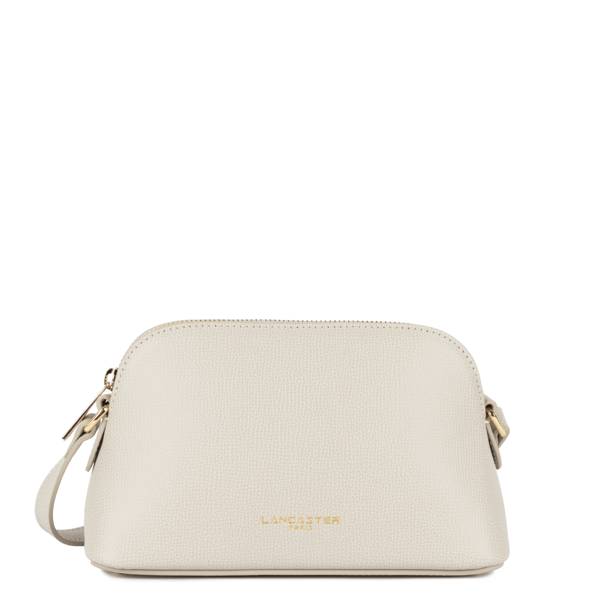 Sac demi lune Zippé S Sierra Jia Lancaster 538-005 Ivoire