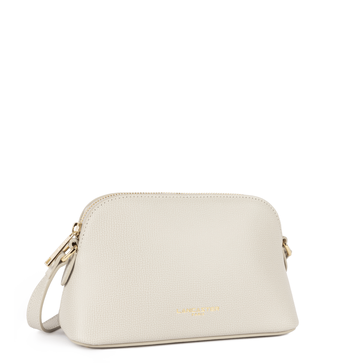 Sac demi lune Zippé S Sierra Jia Lancaster 538-005 Ivoire