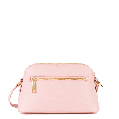 Sac demi lune Zippé S Sierra Jia Lancaster 538-005 Rose fumé