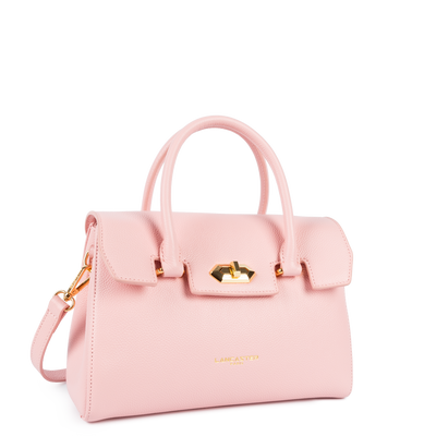 Sac à main A rabat avec fermoir S Milano Cosmos Lancaster 547-77 Rose Fumé