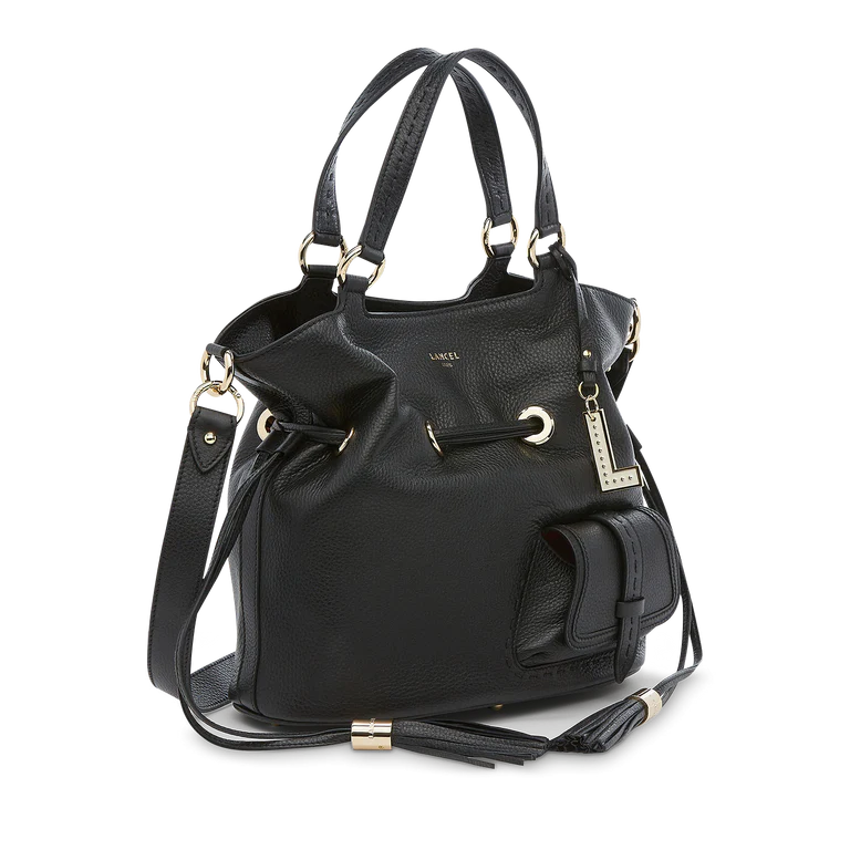 Sac Seau M Lancel 1Er Flirt A1011010TU Noir/Doré