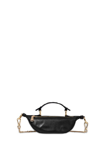 Sac Bandoulière Mini Lancel Origami A1252610TU Noir/Doré