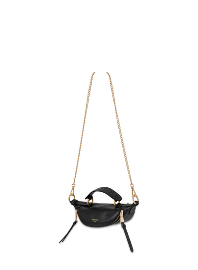 Sac Bandoulière Mini Lancel Origami A1252610TU Noir/Doré