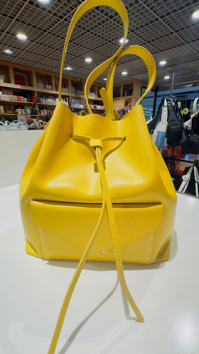 Sac bourse A lacets coulissants L Pur & Element City Lancaster 423-11 Jaune