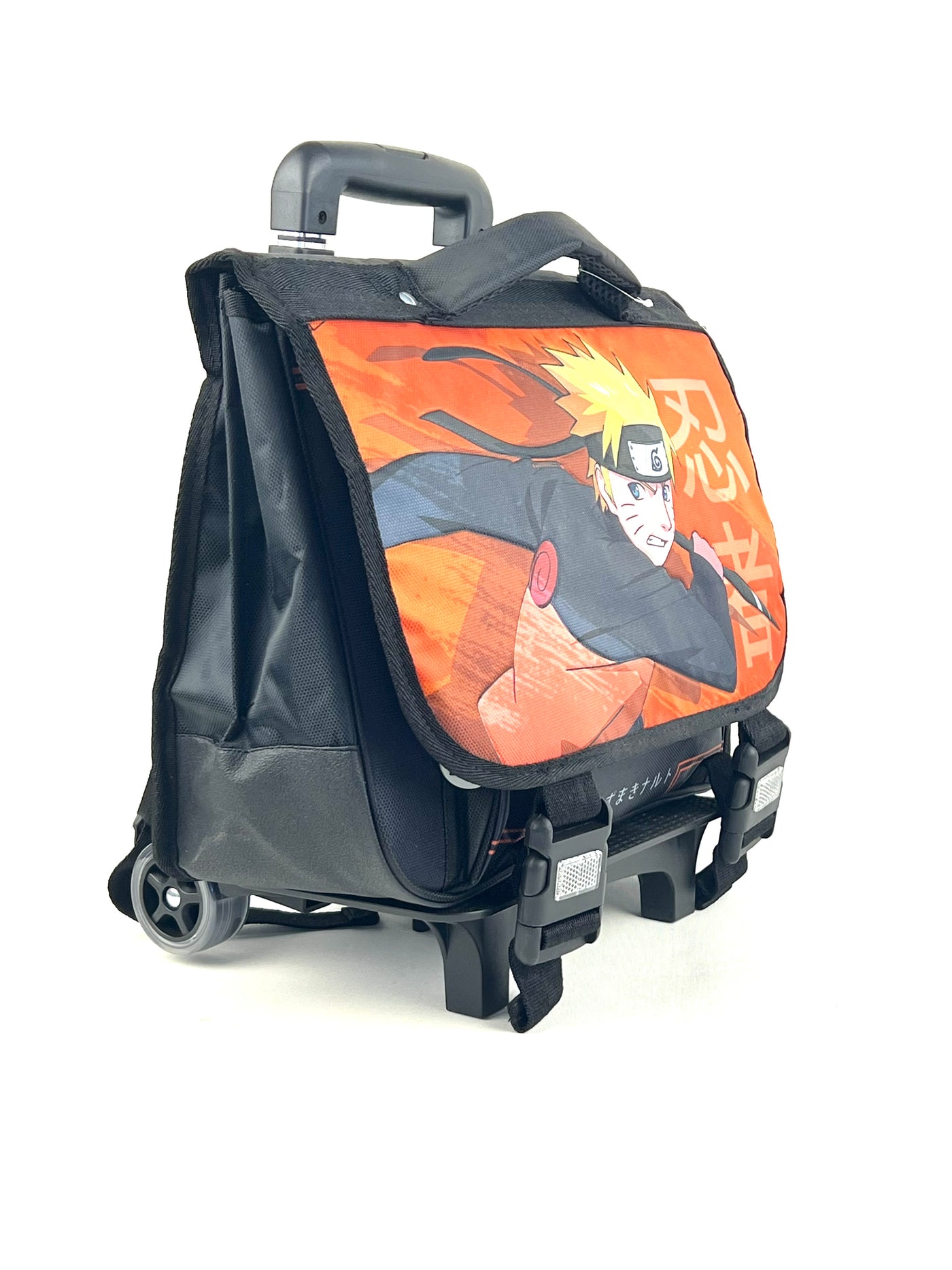 Cartable 2 soufflets à roulettes Naruto 05013