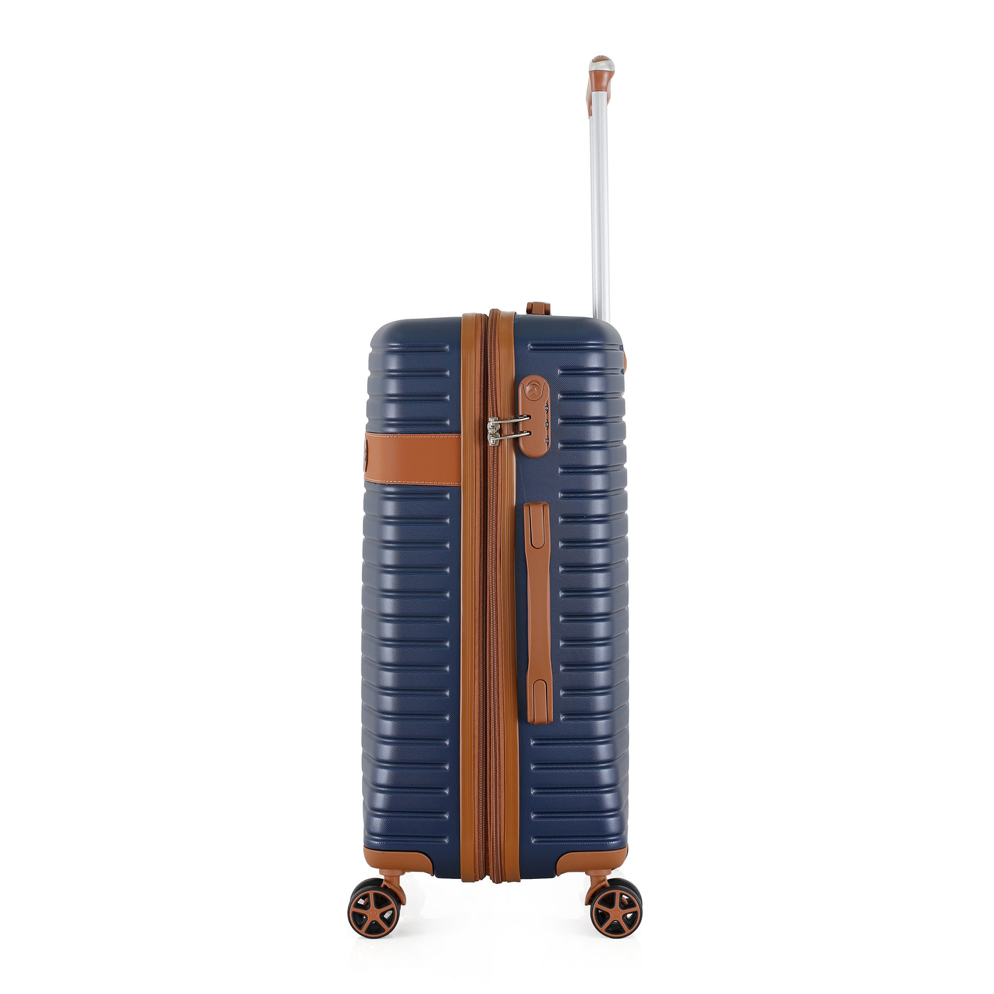 Valise Trolley grande taille 76 cm VR639 Vida Bleu/Camel