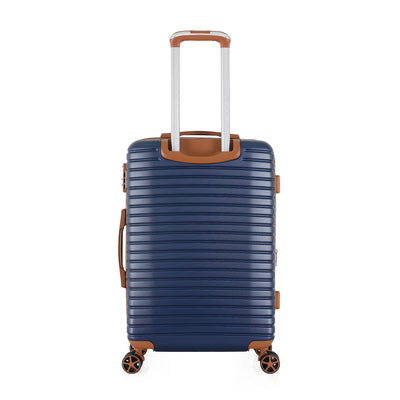 Valise Trolley grande taille 76 cm VR639 Vida Bleu/Camel