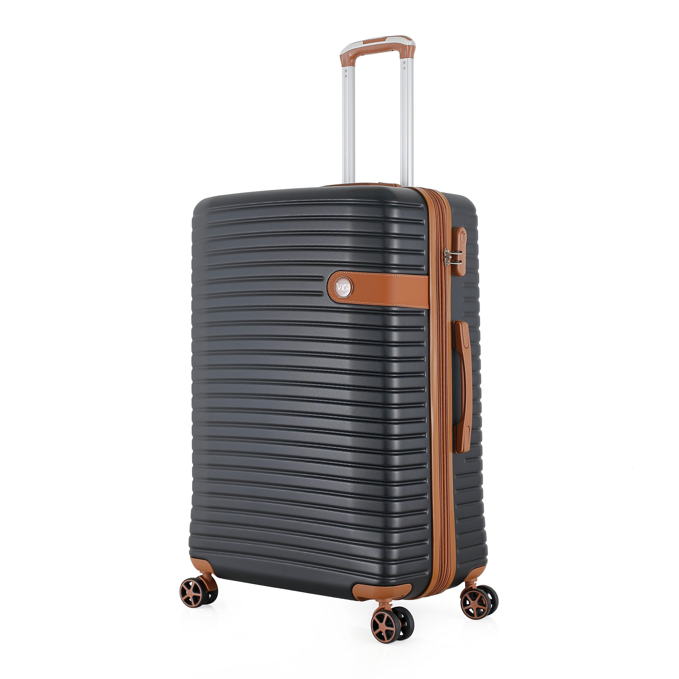 Valise Trolley taille cabine 55 cm VR639 Vida Noir/Camel