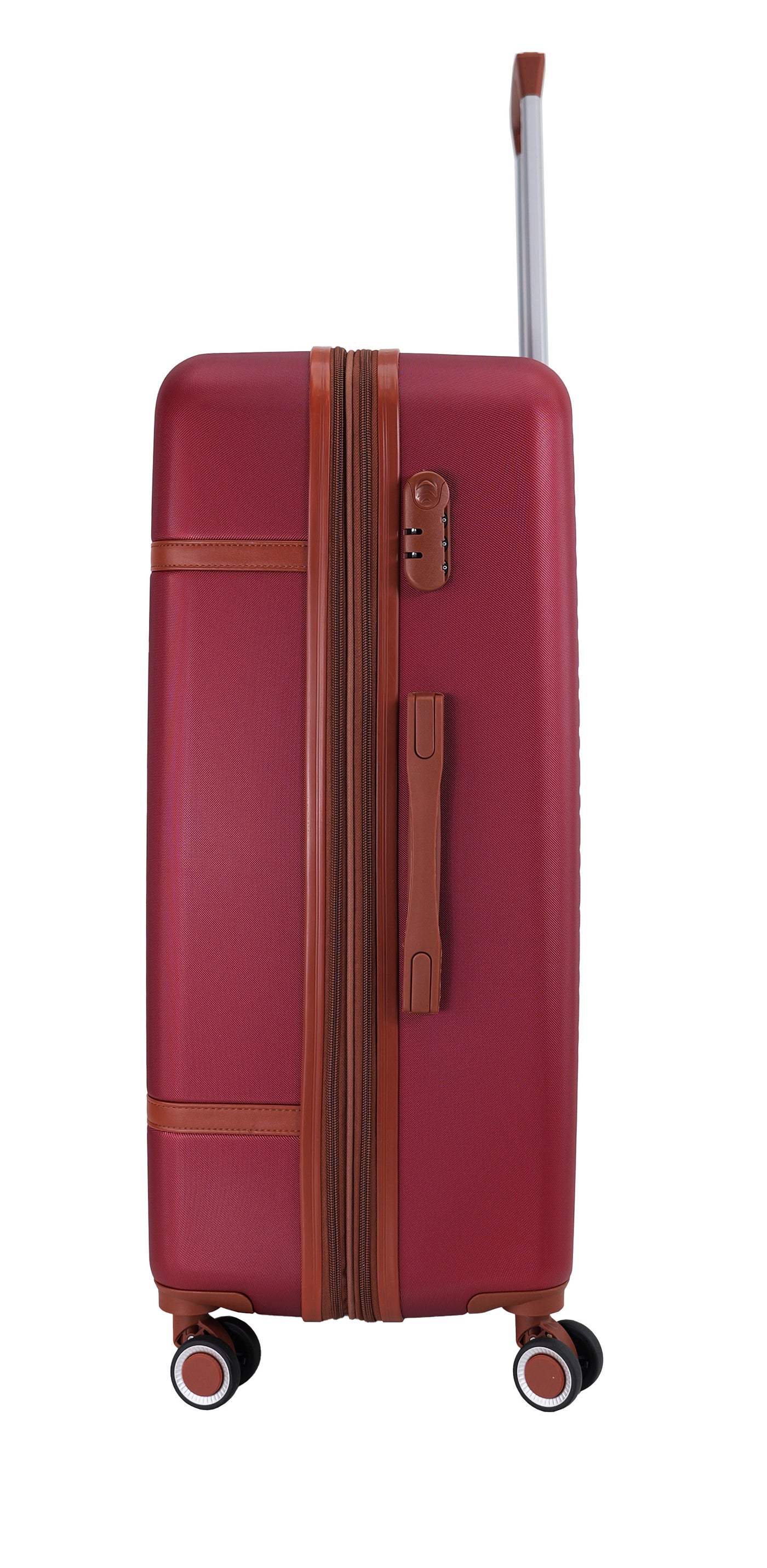 Valise Trolley grande taille 76 cm VR648 Vida Rouge/Camel