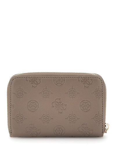 Compagnon / Portefeuille Guess Gerty Slg Small Zip Dark Taupe PD952914