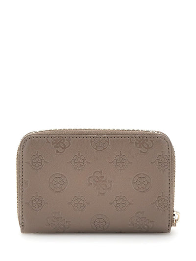 Compagnon / Portefeuille Guess Gerty Slg Small Zip Dark Taupe PD952914