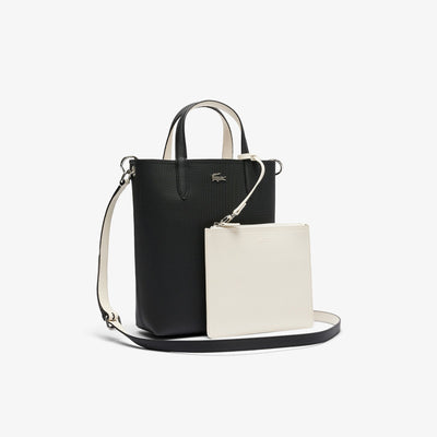 Sac Cabas Anna Lacoste NF2991AA Noir Farine